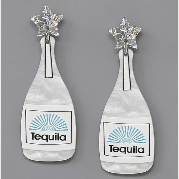 The Sparkle of Tequila Drop and Dangle Earrings NWT - Picture 1 of 1